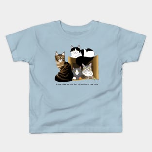 My Cat has Cats. Kids T-Shirt